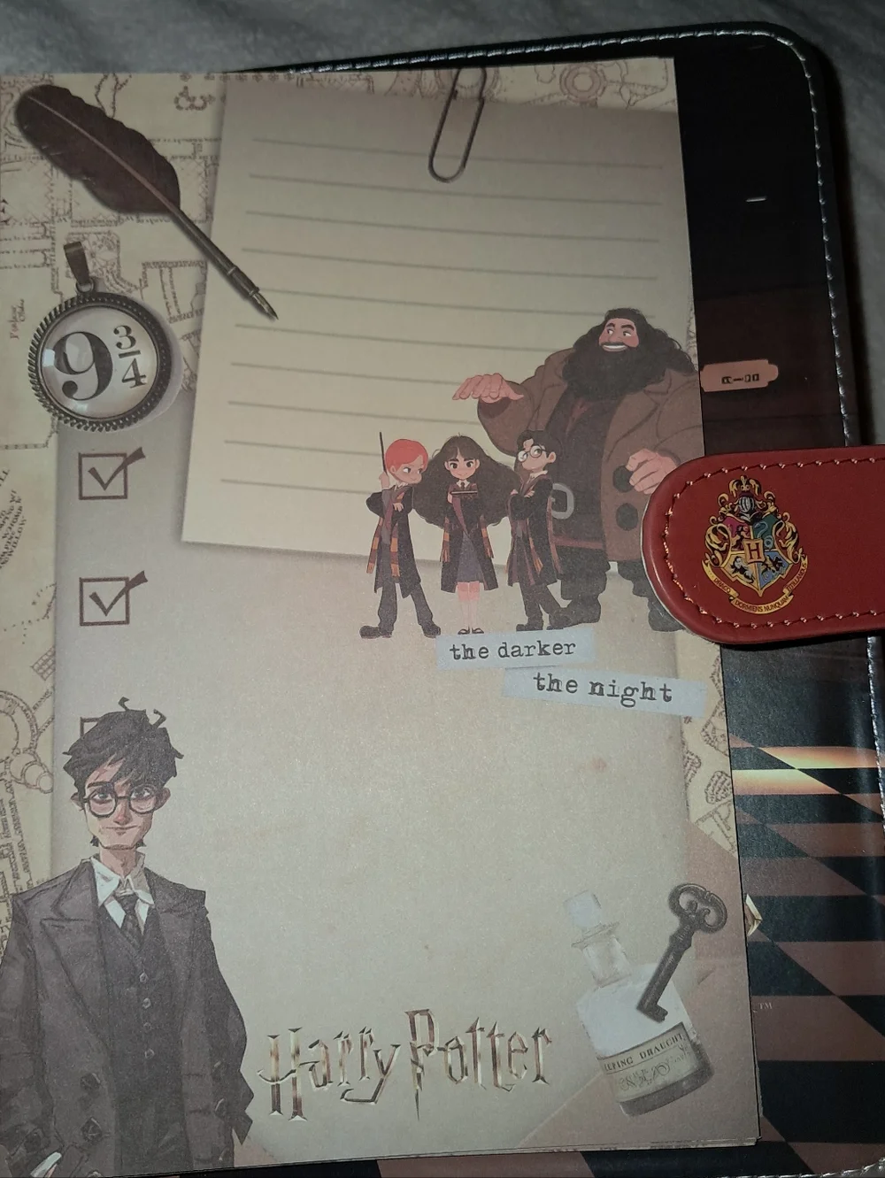 New! A5 Harry Potter Binder Notebook